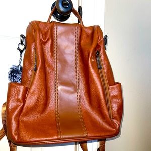 Leather Backpack purse